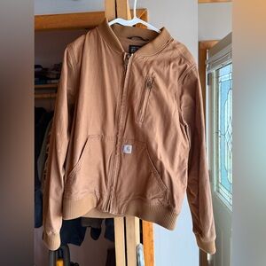 Tan Carhartt Bomber Jacket womens XL